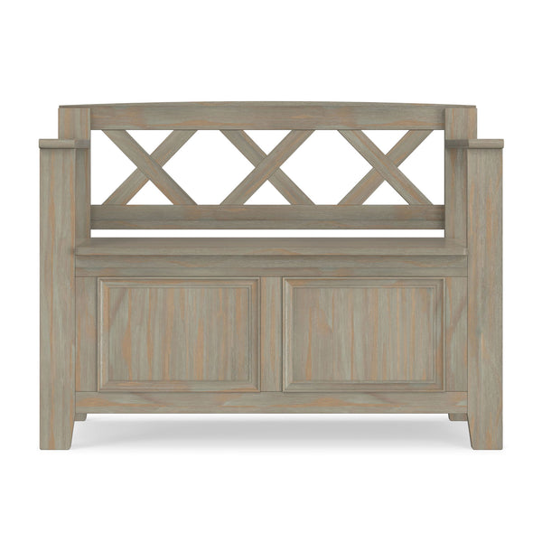 Amherst - Small Transitional Entryway Storage Bench