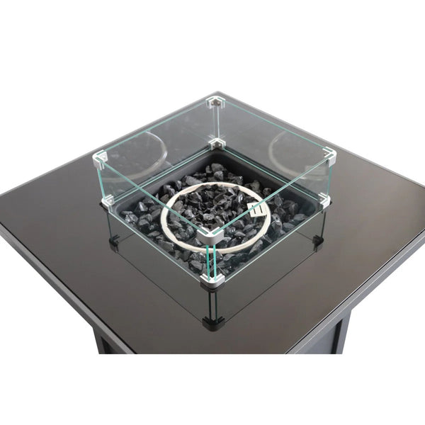 Powdercoated Fire Pit With Top