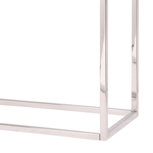 Console Table - Brown / Silver