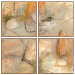 Ochre I - 48" x 48" Painting By Buddy Whitlock - Walnut
