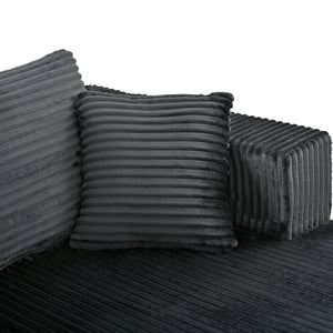 U-Shaped Modular Sectional Sofa With Double Chaise, Oversized Deep Seat For Living Room
