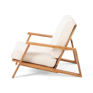 Outdoor Club Chair, Patio Lounge Chair With Removable Cushion