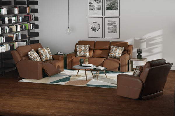 Arezzo - Power Headrest Power Lay Flat Recliner With Zero Gravity/Extended Ottoman