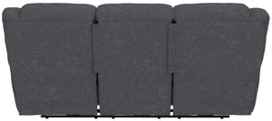Trifecta - Sofa With 3 Recliners and Drop Down Table