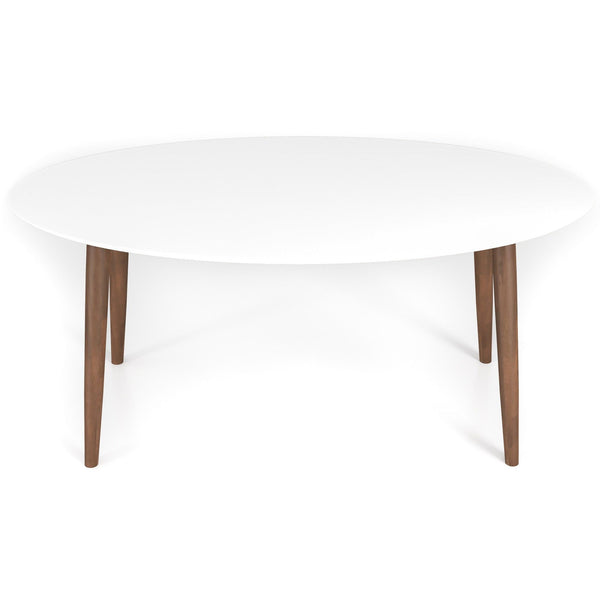 Ada - Mid-Century Modern Style Oval Dining Table