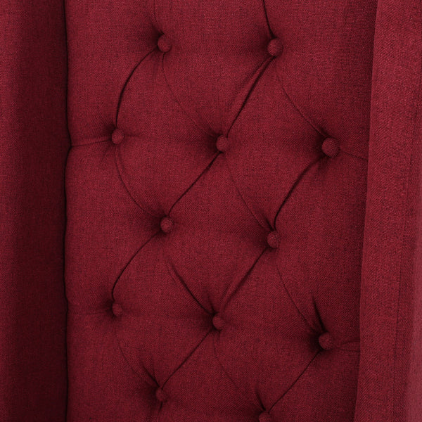 Sophisticated Tufted Dining Chair With High Back Design