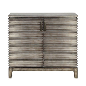 Fancy Design Chest With Ample Storage - Gray