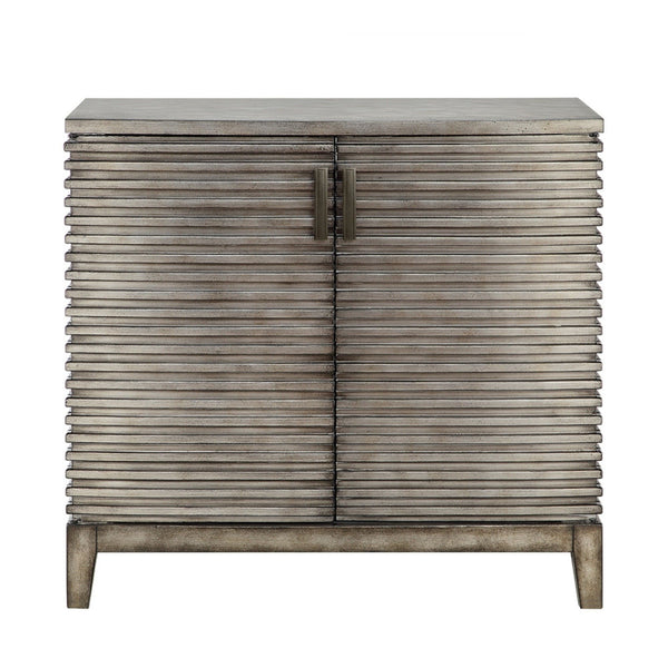 Fancy Design Chest With Ample Storage - Gray