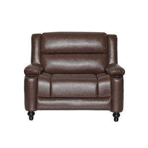 Tufted Design Wide Manual Recliner Chair
