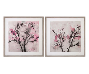 The Blossoms I Framed Print - Pink