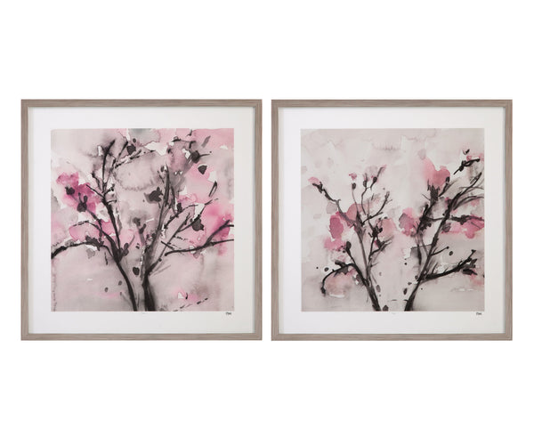 The Blossoms I Framed Print - Pink