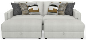 Trevor - Extra Deep Oversized Sofa With Included Storage Cocktail Ottoman