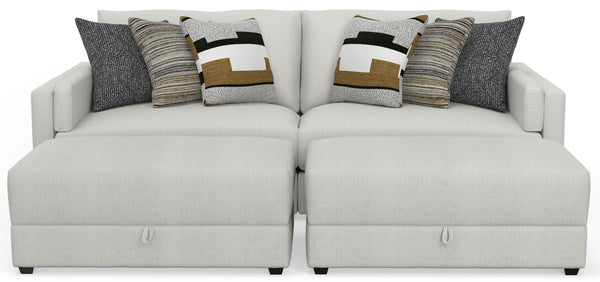 Trevor - Extra Deep Oversized Sofa With Included Storage Cocktail Ottoman