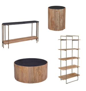 Adrienne - End Table - Light Brown