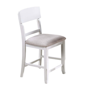 Contemporary Counter Height Dining Set With Built In Lazy Susan