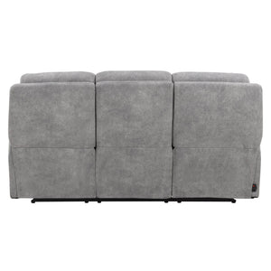 Linus - Zero Gravity Power Reclining Sofa - Hudson Gray