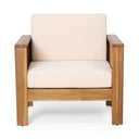 Slat Design Club Chairs With Cushions
