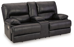 Mountainous - Power Reclining Loveseat With Console /Adj Headrest - Eclipse
