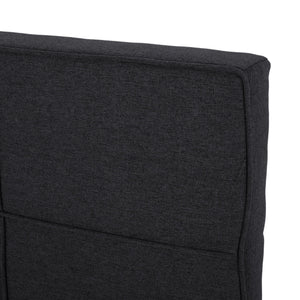 Marakesh - Contemporary Fabric Upholstered King / California King Headboard - Black