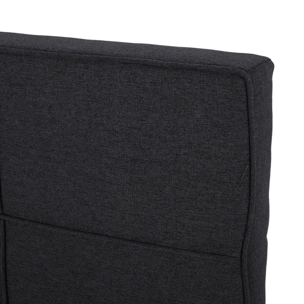 Marakesh - Contemporary Fabric Upholstered King / California King Headboard - Black