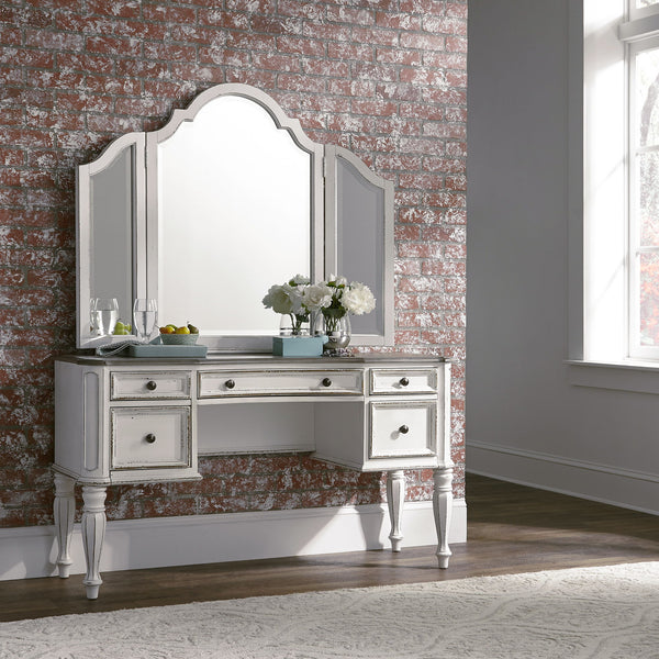 Magnolia Manor - 3 Piece Vanity Set - Antique White
