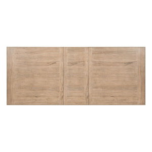 Proximity Place - Double Pedestal Table - Barley Buff