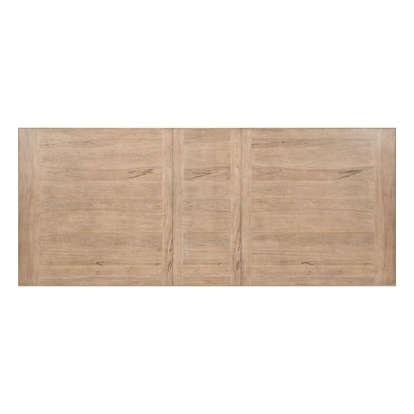 Proximity Place - Double Pedestal Table - Barley Buff
