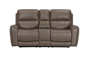 Hancock - Zero Gravity Power Reclining Console Loveseat P3