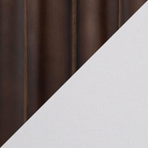 Cylinder - Fluted Contemporary Table Lamp (Set of 2) - Brown / Clear / White