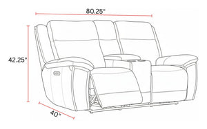 Jameson - Power Reclining Zero Gravity Sofa Set