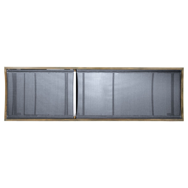 Summerland Chaise Lounge Dark Mesh Outdoor Seating - Dark Gray