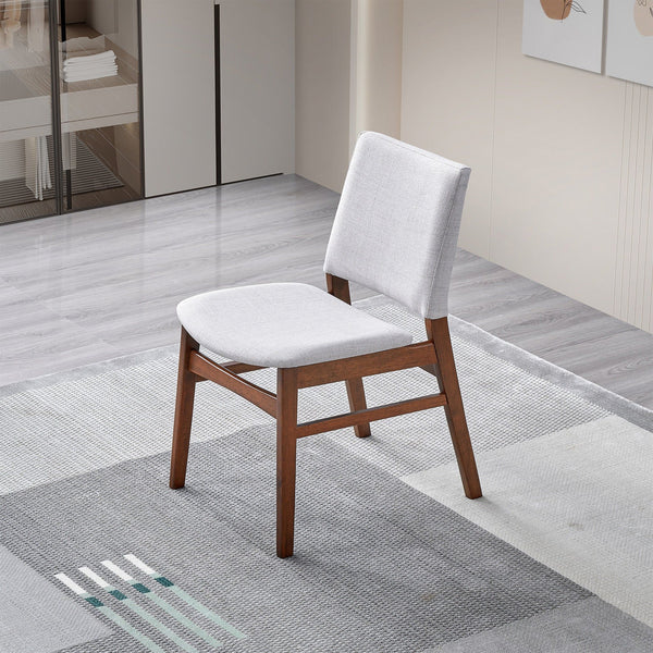 Gusto - Dining Chair (Set of 2) - Brown / Light Gray