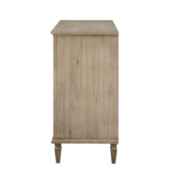 French Inspired Small Dresser - Wire Brushed Light Natural