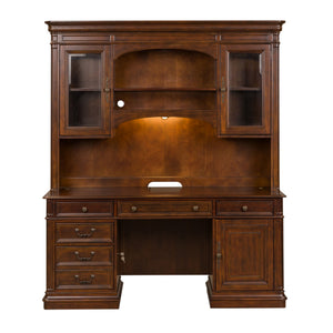 Brayton Manor - 5 Piece Home Office Jr Executive Set - Cognac