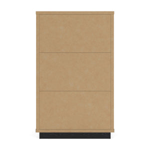 Kozmour - Five Drawer Chest - Black / Brown