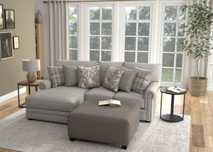 Livingston - Sectional With Comfort Coil Seating, 40" Cocktail Ottoman And Accent Pillows Included