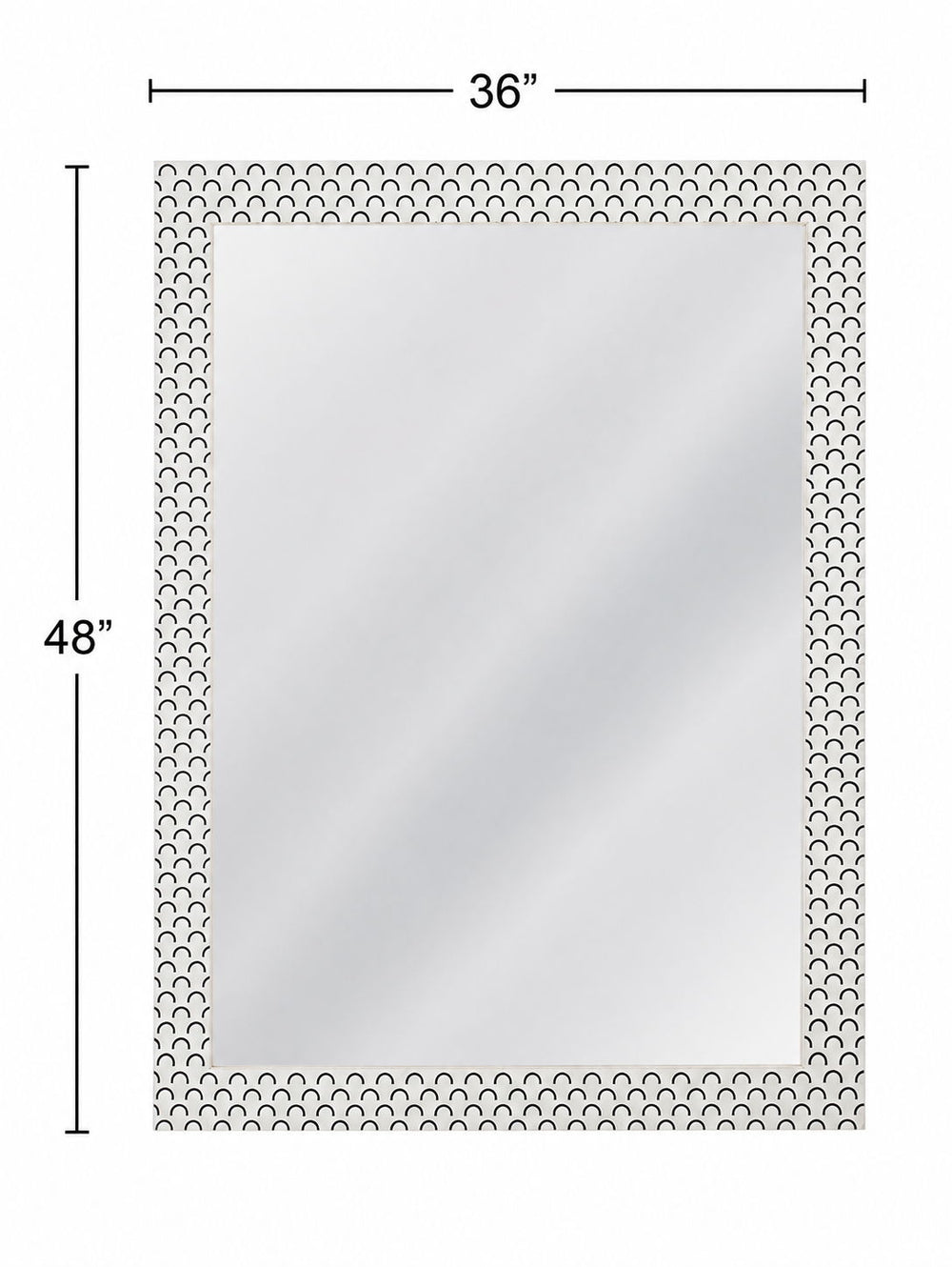 Elise - Wall Mirror - White