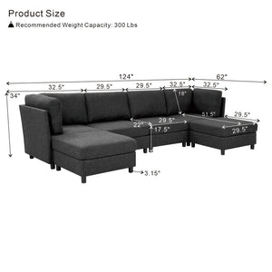 Modern Modular Sofa For Living Spaces