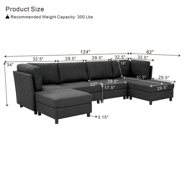 Modern Modular Sofa For Living Spaces