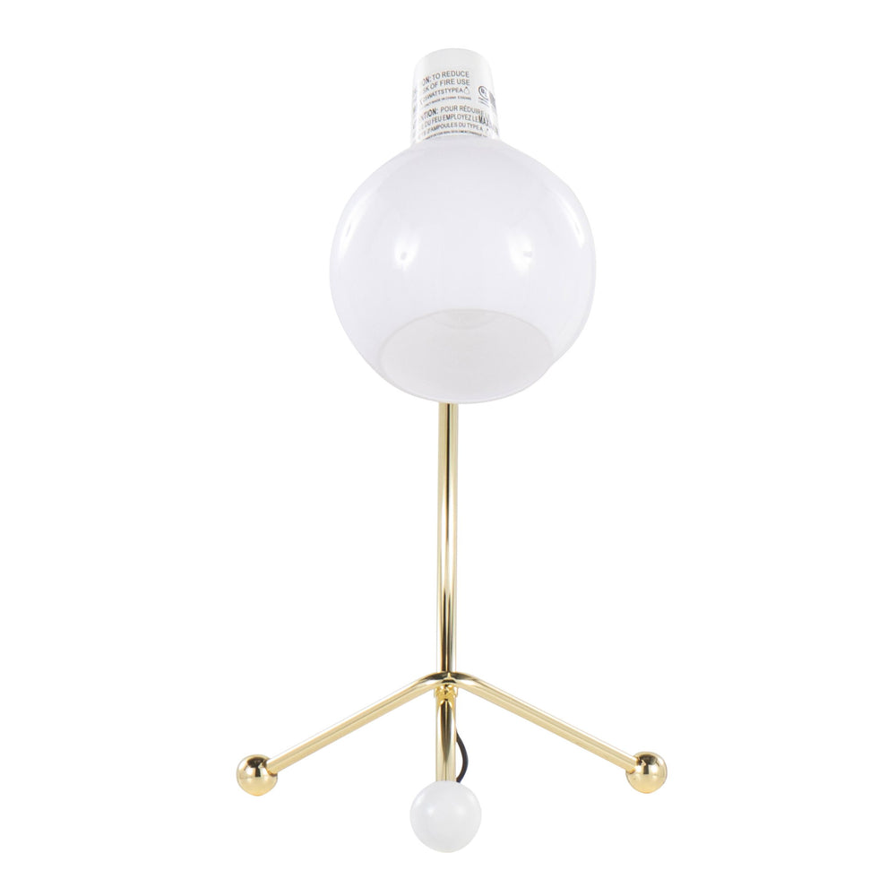 Eileen - Contemporary Task Lamp - Gold / White