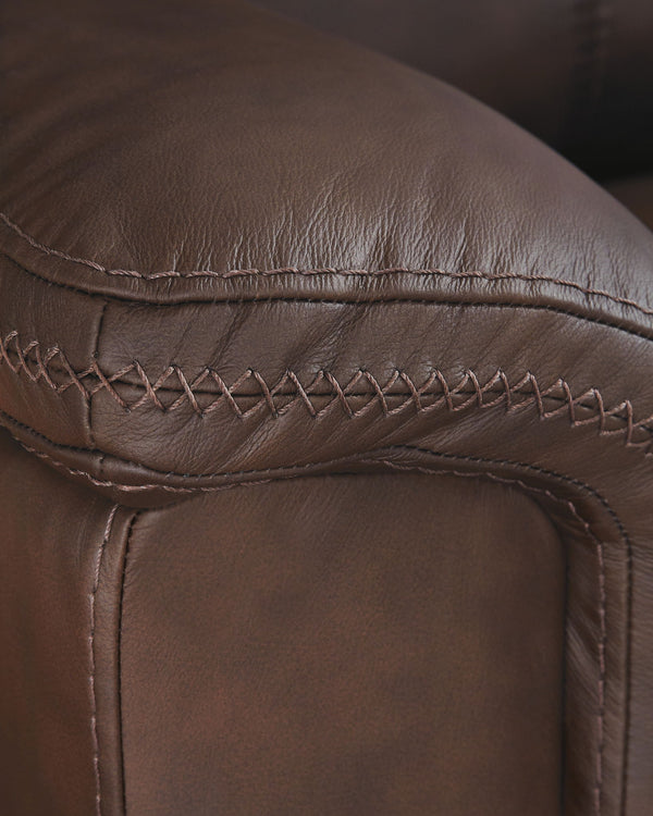 Bleckley - Power Reclining Loveseat With Console / Adjustable Headrest