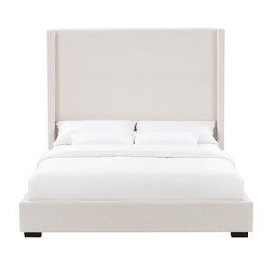 Hampton - Upholstered Platform Bed With Tall Headboard