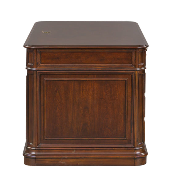Brayton Manor - Jr Executive Desk - Cognac