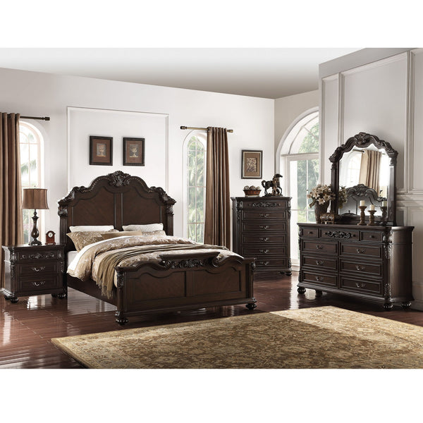 Bed With Carved Details