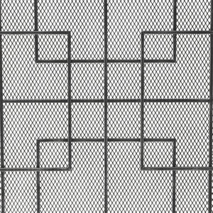Dorothy - Modern Single Panel Iron Fire Screen