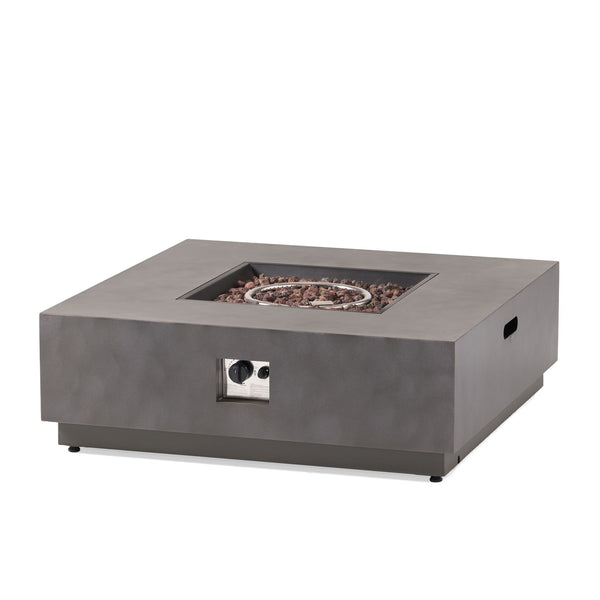 Modern Square Fire Pit With 50, 000 Btu