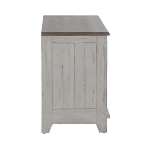 River Place - Curio Base - Riverstone White & Tobacco