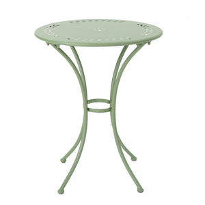 Ambrosia - 3 Piece Bistro Set With Leaf Motifs Top And Seat