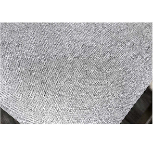 Padded Fabric Seat Panel Back Counter Height Dining Chairs (Set of 2) - Gray / Light Gray