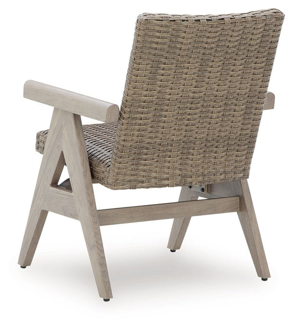 Cliff Trails - Rocking Arm Chair (Set of 2) - Beige